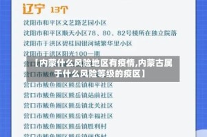 【内蒙什么风险地区有疫情,内蒙古属于什么风险等级的疫区】