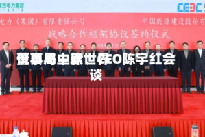 倪真与中软世界董事局主席、CEO陈宇红会谈