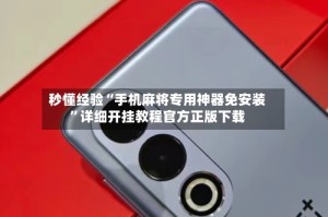 秒懂经验“手机麻将专用神器免安装”详细开挂教程官方正版下载