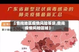 【查找地区疫情风险等级,查询疫情风险区域】