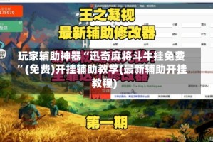 玩家辅助神器“迅奇麻将斗牛挂免费”(免费)开挂辅助教学(最新辅助开挂教程)