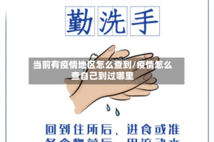 当前有疫情地区怎么查到/疫情怎么查自己到过哪里