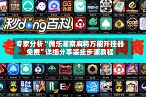 专家分析“微乐湖南麻将万能开挂器免费”详细分享装挂步骤教程