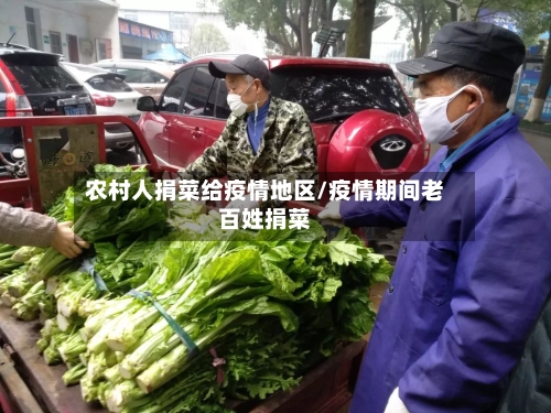 农村人捐菜给疫情地区/疫情期间老百姓捐菜-第1张图片