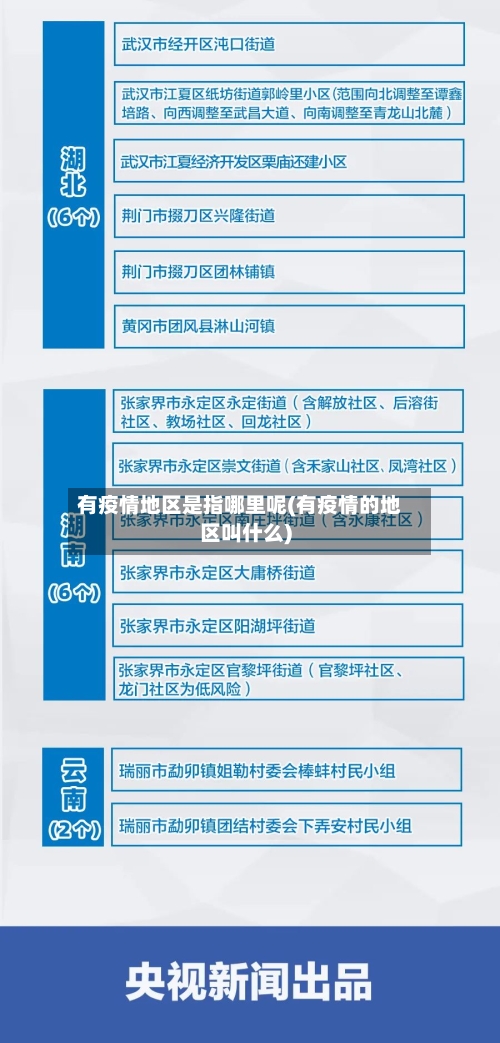 有疫情地区是指哪里呢(有疫情的地区叫什么)-第1张图片