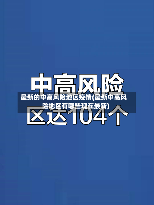 最新的中高风险地区疫情(最新中高风险地区有哪些现在最新)-第1张图片