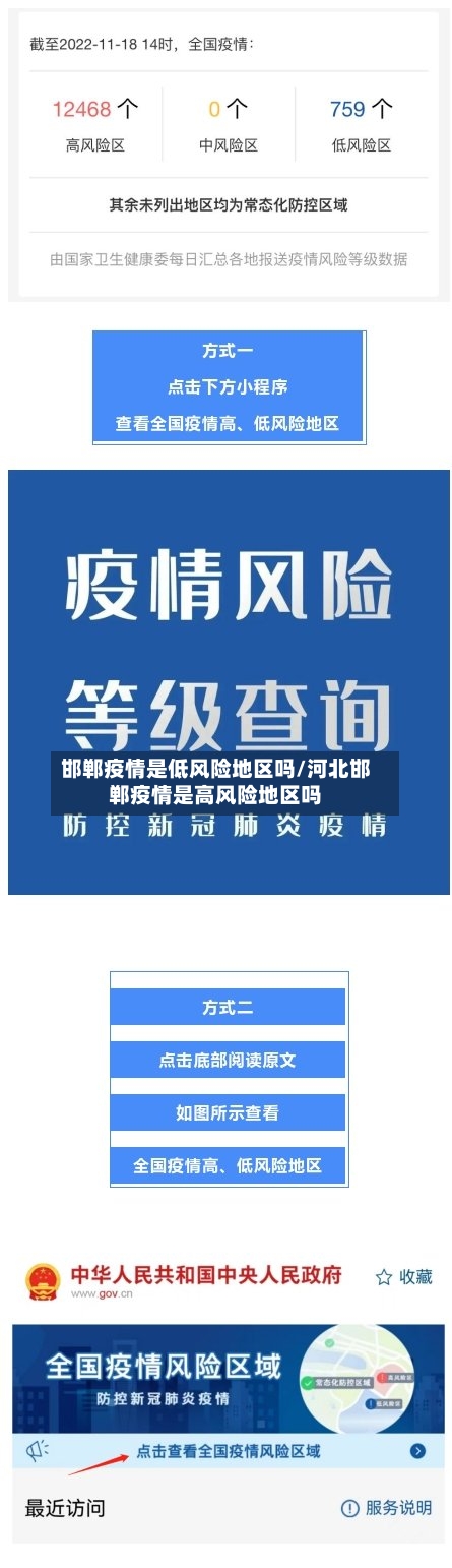 邯郸疫情是低风险地区吗/河北邯郸疫情是高风险地区吗-第1张图片