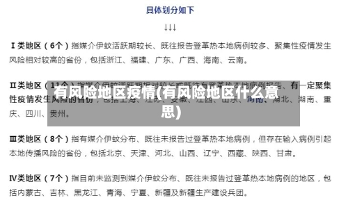 有风险地区疫情(有风险地区什么意思)-第1张图片