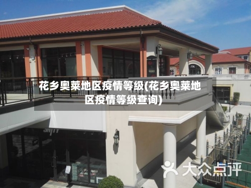 花乡奥莱地区疫情等级(花乡奥莱地区疫情等级查询)-第1张图片