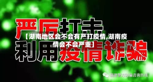 【湖南地区会不会有严打疫情,湖南疫情会不会严重】-第1张图片