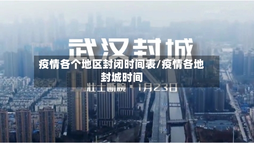 疫情各个地区封闭时间表/疫情各地封城时间-第1张图片