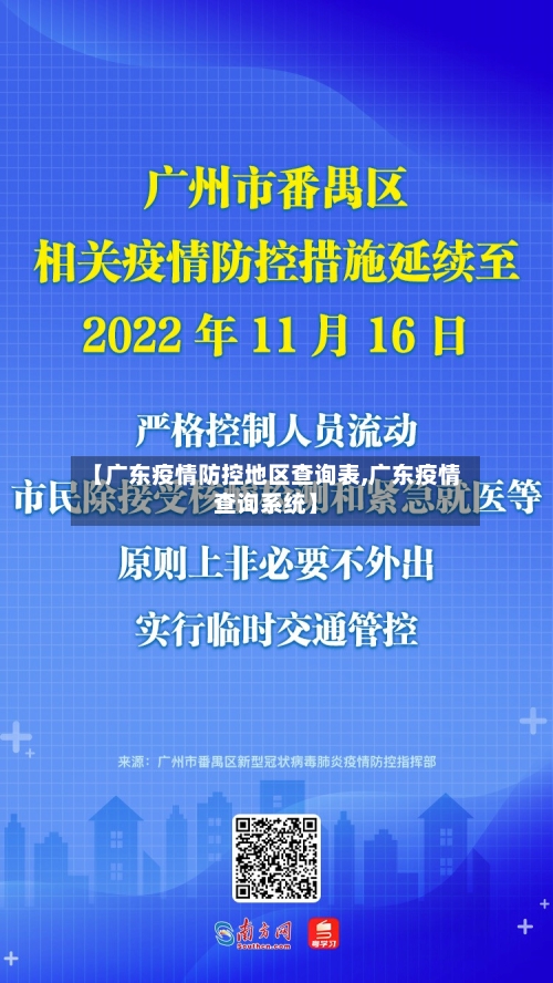 【广东疫情防控地区查询表,广东疫情查询系统】-第1张图片