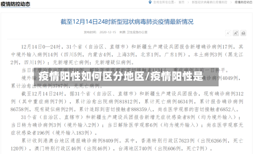 疫情阳性如何区分地区/疫情阳性是-第1张图片