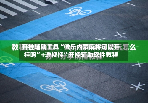 开挂辅助工具“微乐内蒙麻将可以开挂吗”+透视挂	”开挂辅助软件教程-第1张图片