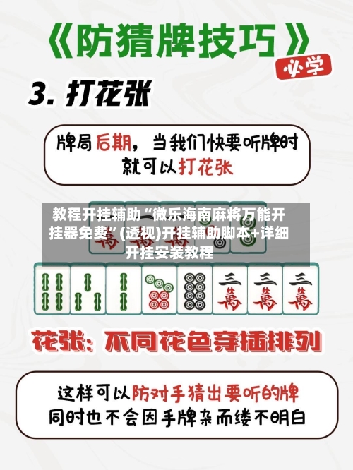 教程开挂辅助“微乐海南麻将万能开挂器免费”(透视)开挂辅助脚本+详细开挂安装教程-第1张图片
