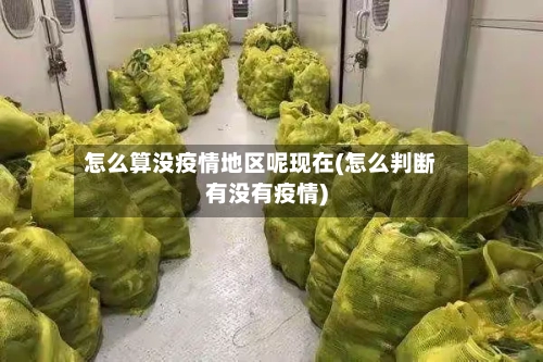 怎么算没疫情地区呢现在(怎么判断有没有疫情)-第1张图片