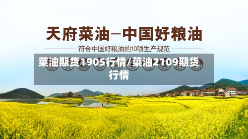 菜油期货1905行情/菜油2109期货行情-第1张图片