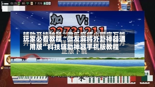玩家必看教程“微友麻将外卦神器通用版	”科技辅助神器手机版教程-第1张图片