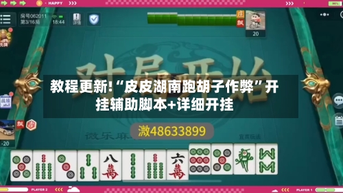 教程更新!“皮皮湖南跑胡子作弊	”开挂辅助脚本+详细开挂-第1张图片