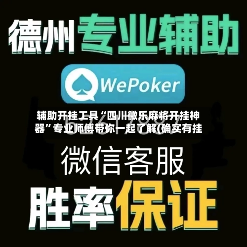 辅助开挂工具“四川微乐麻将开挂神器	”专业师傅带你一起了解(确实有挂-第1张图片