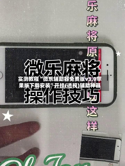 实测教程“微乐辅助器免费版v3.0苹果版下载安装”开挂(透视)辅助神器-第1张图片
