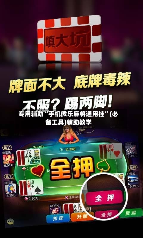 专用辅助“手机微乐麻将通用挂	”(必备工具)辅助教学-第1张图片