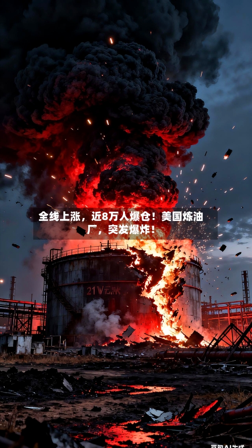 全线上涨，近8万人爆仓！美国炼油厂	，突发爆炸！-第1张图片