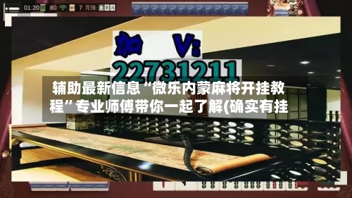辅助最新信息“微乐内蒙麻将开挂教程	”专业师傅带你一起了解(确实有挂-第1张图片