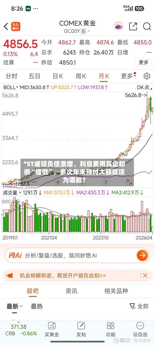 *ST威领负债激增、利息费用高企却很“慷慨”，多次年末预付大额款项为哪般？-第1张图片