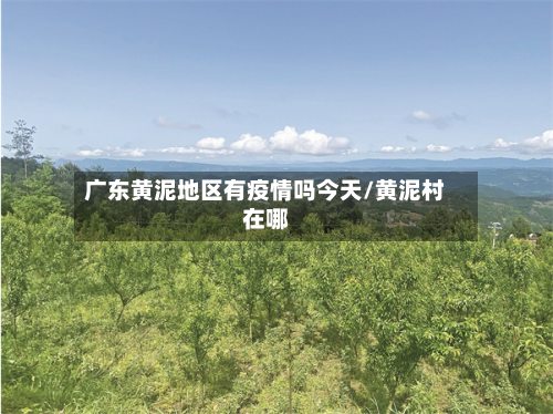 广东黄泥地区有疫情吗今天/黄泥村在哪-第1张图片