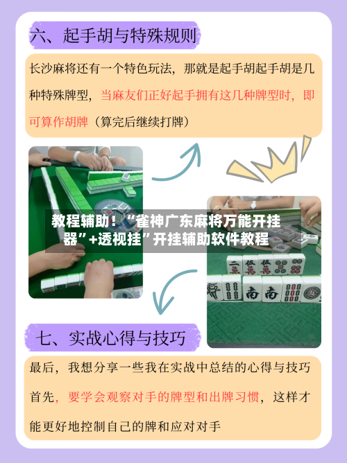 教程辅助！“雀神广东麻将万能开挂器”+透视挂	”开挂辅助软件教程-第1张图片