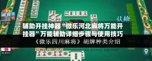 辅助开挂神器“微乐河北麻将万能开挂器	”万能辅助详细步骤与使用技巧-第1张图片