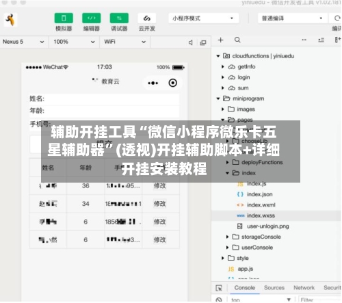 辅助开挂工具“微信小程序微乐卡五星辅助器”(透视)开挂辅助脚本+详细开挂安装教程-第1张图片
