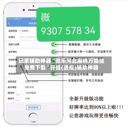 玩家辅助神器“微乐河北麻将万能挂免费下载”开挂(透视)辅助神器-第1张图片