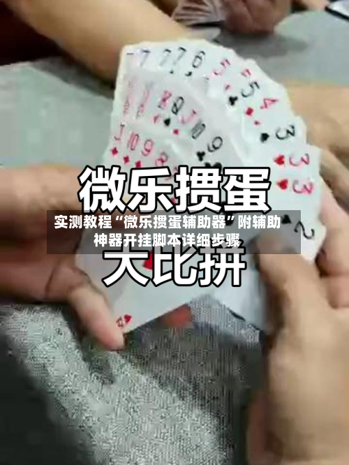 实测教程“微乐掼蛋辅助器”附辅助神器开挂脚本详细步骤-第1张图片