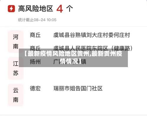 【最新疫情风险地区贵州,最新贵州疫情情况】-第1张图片