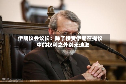 伊朗议会议长：除了接受伊朗在提议中的权利之外别无选取-第1张图片