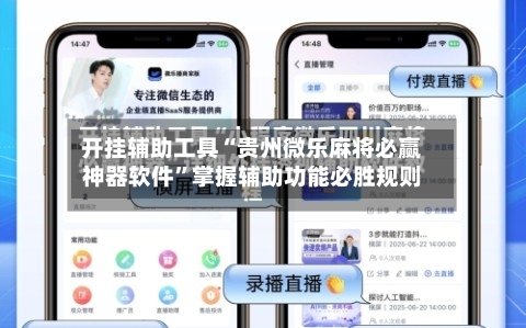 开挂辅助工具“贵州微乐麻将必赢神器软件”掌握辅助功能必胜规则-第1张图片