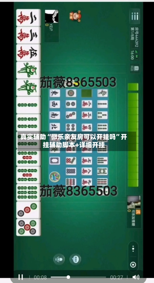 真实辅助“微乐亲友房可以开挂吗	”开挂辅助脚本+详细开挂-第1张图片