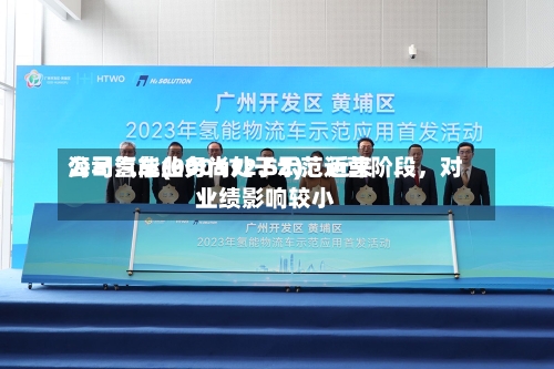 海马汽车(000572.SZ)：近来公司氢能业务尚处于示范运营阶段	，对业绩影响较小-第1张图片