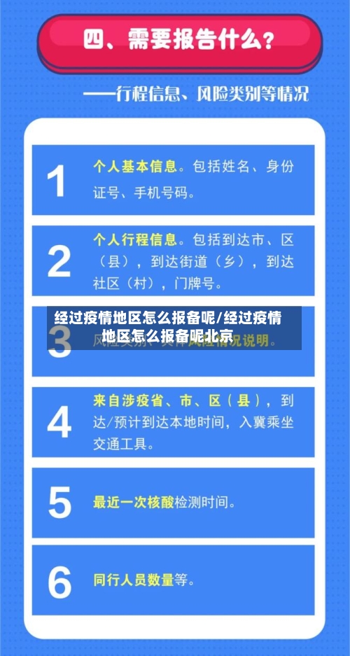 经过疫情地区怎么报备呢/经过疫情地区怎么报备呢北京-第1张图片