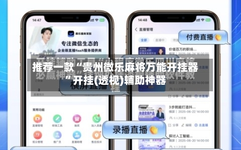 推荐一款“贵州微乐麻将万能开挂器”开挂(透视)辅助神器-第1张图片
