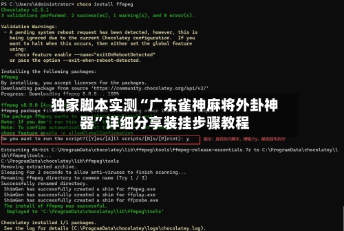 独家脚本实测“广东雀神麻将外卦神器”详细分享装挂步骤教程-第1张图片