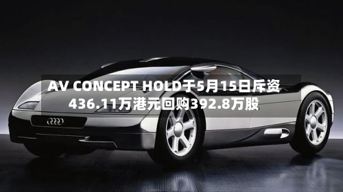 AV CONCEPT HOLD于5月15日斥资436.11万港元回购392.8万股-第1张图片