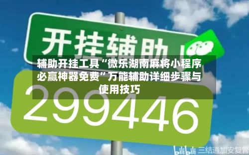 辅助开挂工具“微乐湖南麻将小程序必赢神器免费	”万能辅助详细步骤与使用技巧-第1张图片