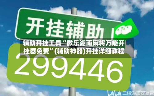 辅助开挂工具“微乐湖南麻将万能开挂器免费”(辅助神器)开挂详细教程-第1张图片