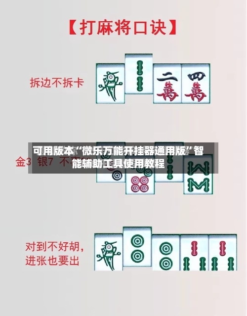 可用版本“微乐万能开挂器通用版”智能辅助工具使用教程-第1张图片