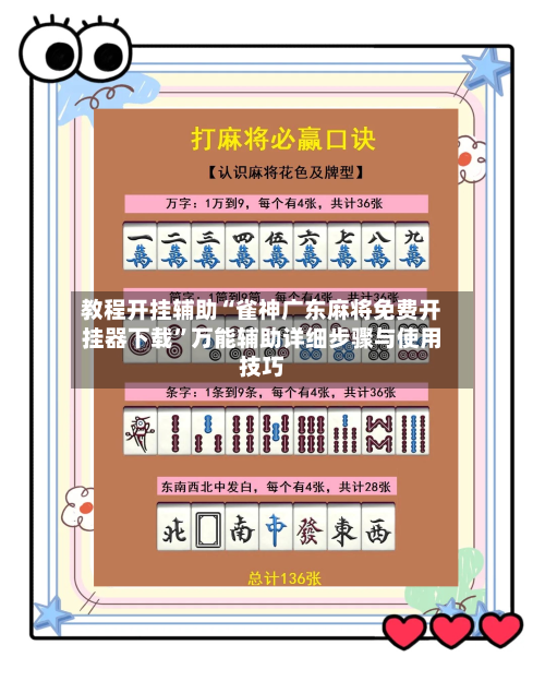 教程开挂辅助“雀神广东麻将免费开挂器下载”万能辅助详细步骤与使用技巧-第1张图片