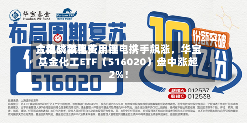 六氟磷酸锂费用企稳！氟化工、锂电携手飙涨	，华宝基金化工ETF（516020）盘中涨超2%！-第1张图片