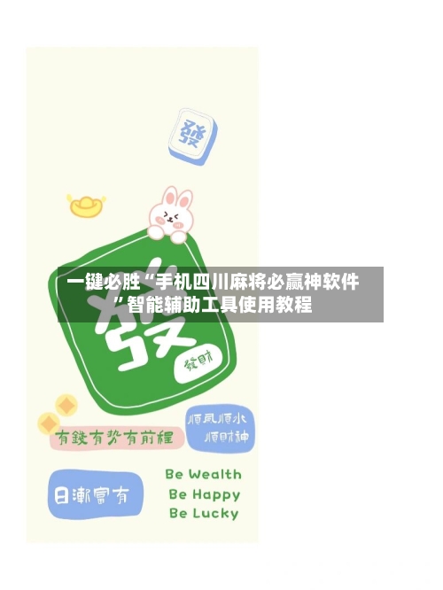 一键必胜“手机四川麻将必赢神软件”智能辅助工具使用教程-第1张图片